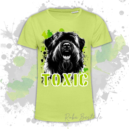 T-Shirt TOXIC - BOVARO DELLE FIANDRE - Uomo o Donna, disponibile in tanti colori - dalla XS alla 5XL
