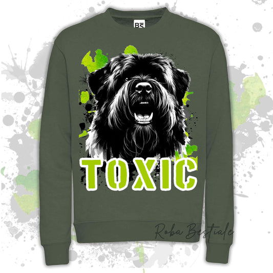 Felpa TOXIC - BOVARO DELLE FIANDRE - Girocollo, Unisex, in tanti colori! - dalla XS alla 3XL