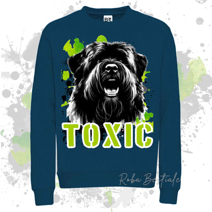 Felpa TOXIC - BOVARO DELLE FIANDRE - Girocollo, Unisex, in tanti colori! - dalla XS alla 3XL