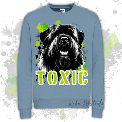 Felpa TOXIC - BOVARO DELLE FIANDRE - Girocollo, Unisex, in tanti colori! - dalla XS alla 3XL