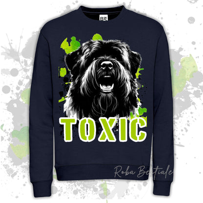 Felpa TOXIC - BOVARO DELLE FIANDRE - Girocollo, Unisex, in tanti colori! - dalla XS alla 3XL