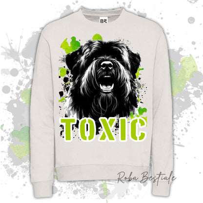 Felpa TOXIC - BOVARO DELLE FIANDRE - Girocollo, Unisex, in tanti colori! - dalla XS alla 3XL