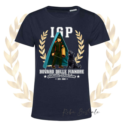 T-Shirt IGP REVIER - BOVARO DELLE FIANDRE - Uomo o Donna, disponibile in tanti colori - dalla XS alla 5XL