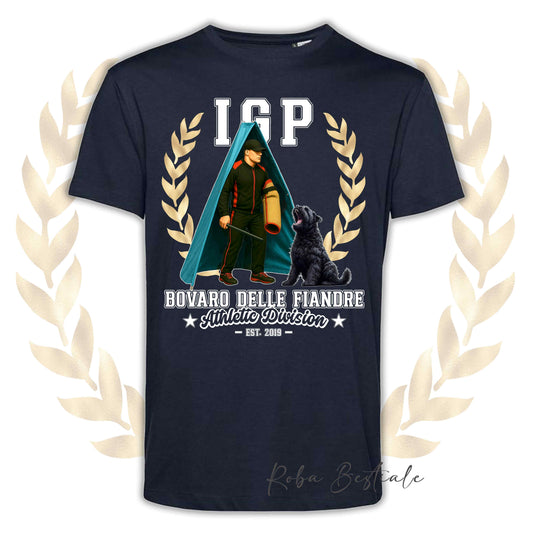T-Shirt IGP REVIER - BOVARO DELLE FIANDRE - Uomo o Donna, disponibile in tanti colori - dalla XS alla 5XL