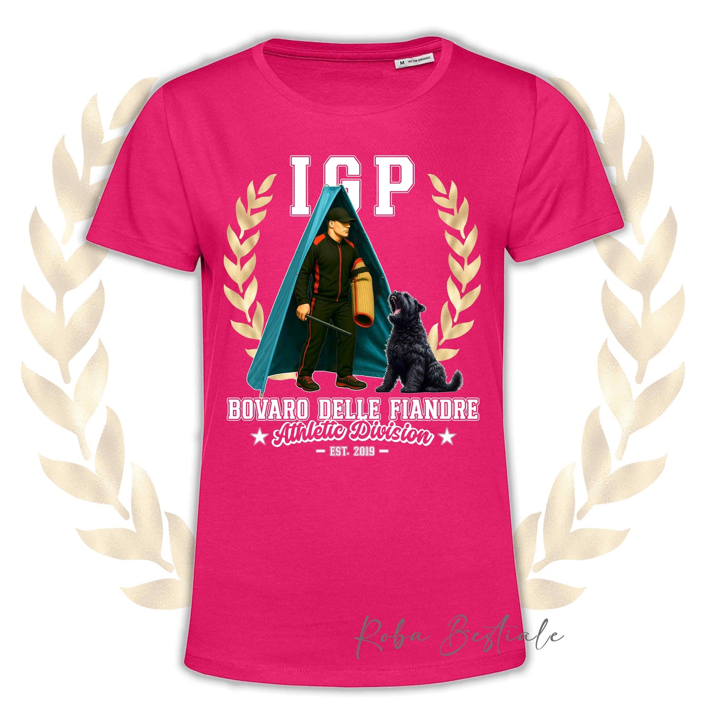 T-Shirt IGP REVIER - BOVARO DELLE FIANDRE - Uomo o Donna, disponibile in tanti colori - dalla XS alla 5XL