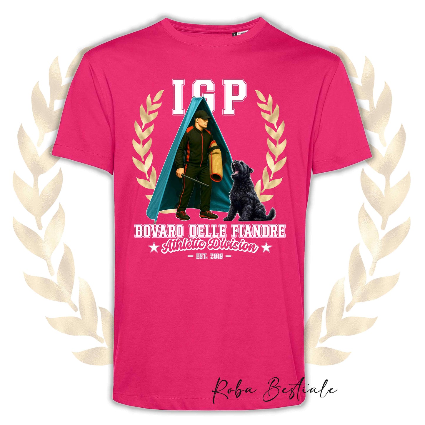 T-Shirt IGP REVIER - BOVARO DELLE FIANDRE - Uomo o Donna, disponibile in tanti colori - dalla XS alla 5XL