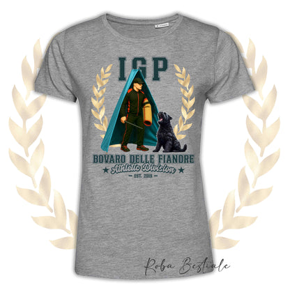 T-Shirt IGP REVIER - BOVARO DELLE FIANDRE - Uomo o Donna, disponibile in tanti colori - dalla XS alla 5XL