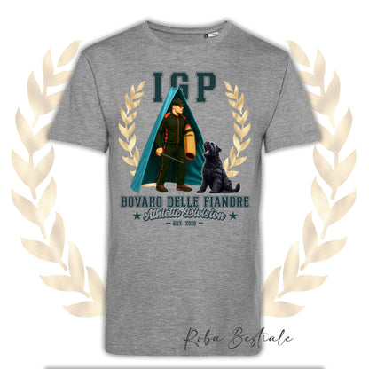 T-Shirt IGP REVIER - BOVARO DELLE FIANDRE - Uomo o Donna, disponibile in tanti colori - dalla XS alla 5XL
