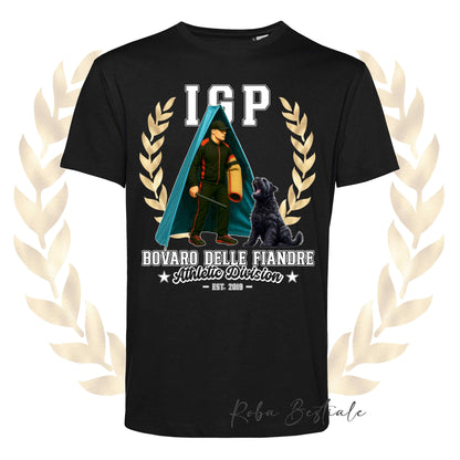 T-Shirt IGP REVIER - BOVARO DELLE FIANDRE - Uomo o Donna, disponibile in tanti colori - dalla XS alla 5XL