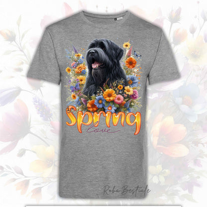 T-Shirt SPRING LOVE - BOVARO DELLE FIANDRE - Uomo o Donna, disponibile in tanti colori - dalla XS alla 5XL