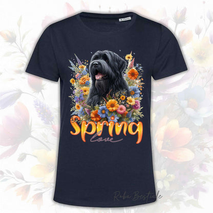 T-Shirt SPRING LOVE - BOVARO DELLE FIANDRE - Uomo o Donna, disponibile in tanti colori - dalla XS alla 5XL