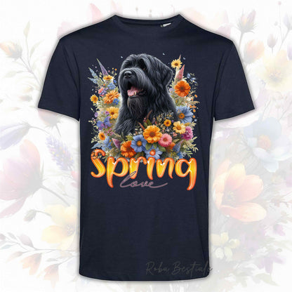 T-Shirt SPRING LOVE - BOVARO DELLE FIANDRE - Uomo o Donna, disponibile in tanti colori - dalla XS alla 5XL