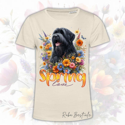 T-Shirt SPRING LOVE - BOVARO DELLE FIANDRE - Uomo o Donna, disponibile in tanti colori - dalla XS alla 5XL