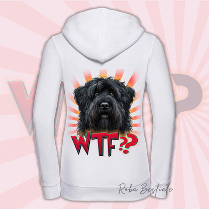 Sweat-shirt BOVIER DES FLANDRES - Capuche et Zip - Collection WTF??