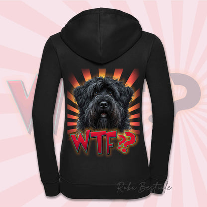 Sweat-shirt BOVIER DES FLANDRES - Capuche et Zip - Collection WTF??