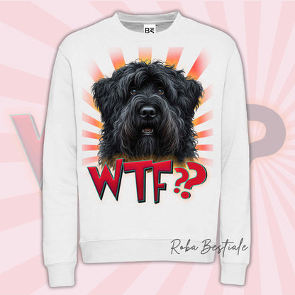 Sweat-shirt BOUVIER DES FLANDRES - Col rond - Collection WTF??