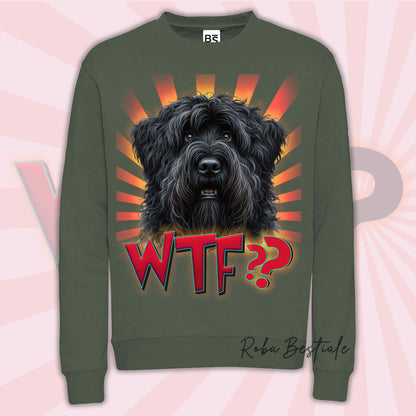 Sweat-shirt BOUVIER DES FLANDRES - Col rond - Collection WTF??