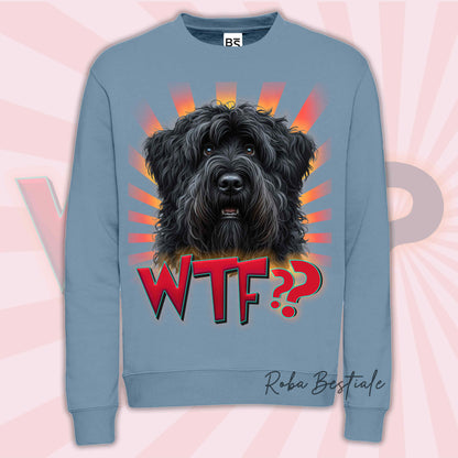 Sweat-shirt BOUVIER DES FLANDRES - Col rond - Collection WTF??
