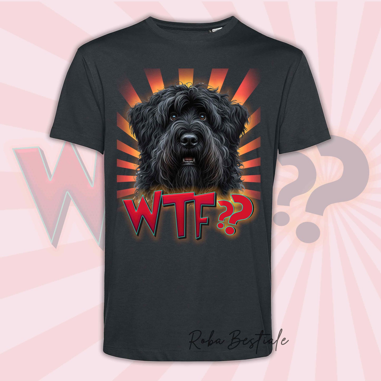 T-Shirt WTF?? - BOVARO DELLE FIANDRE - Uomo o Donna, disponibile in tanti colori - dalla XS alla 5XL