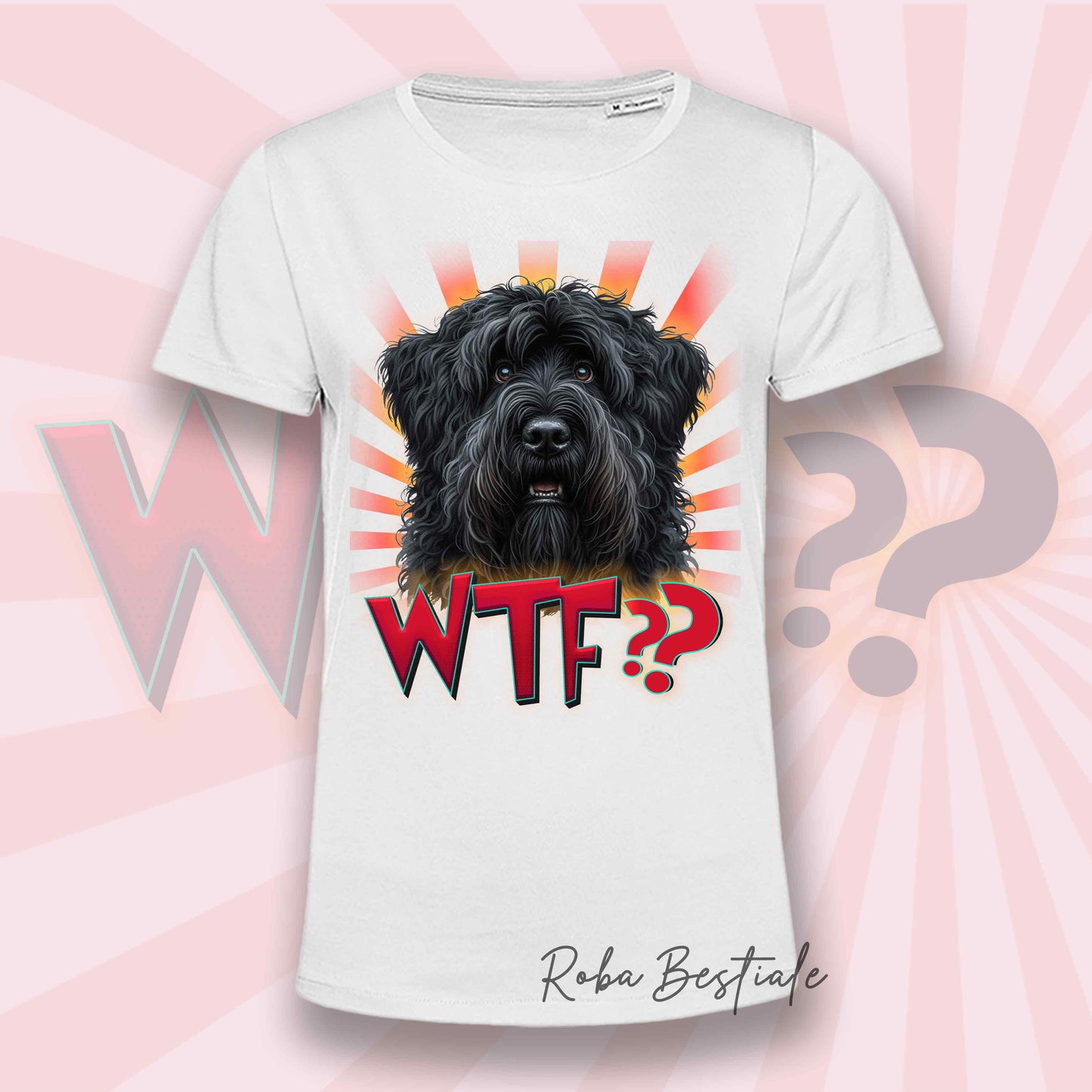T-Shirt WTF?? - BOVARO DELLE FIANDRE - Uomo o Donna, disponibile in tanti colori - dalla XS alla 5XL