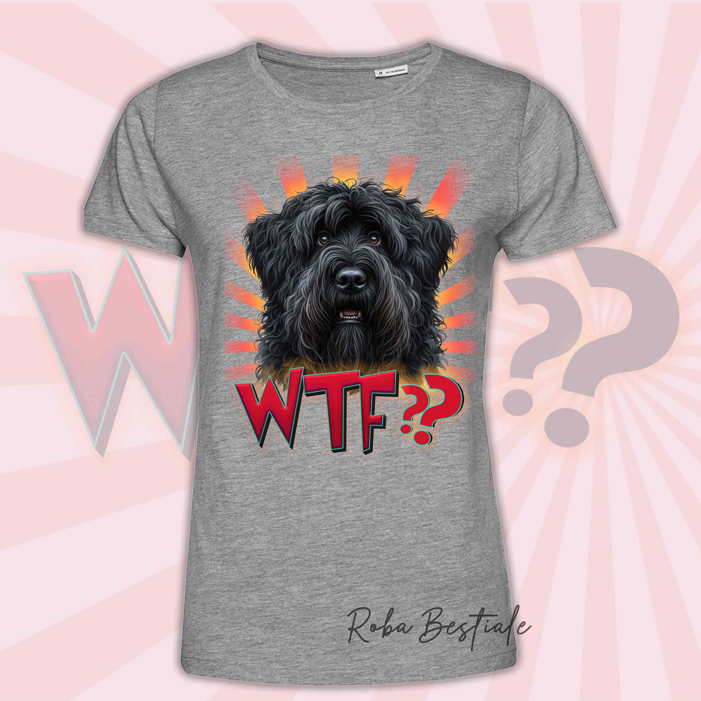 T-Shirt WTF?? - BOVARO DELLE FIANDRE - Uomo o Donna, disponibile in tanti colori - dalla XS alla 5XL