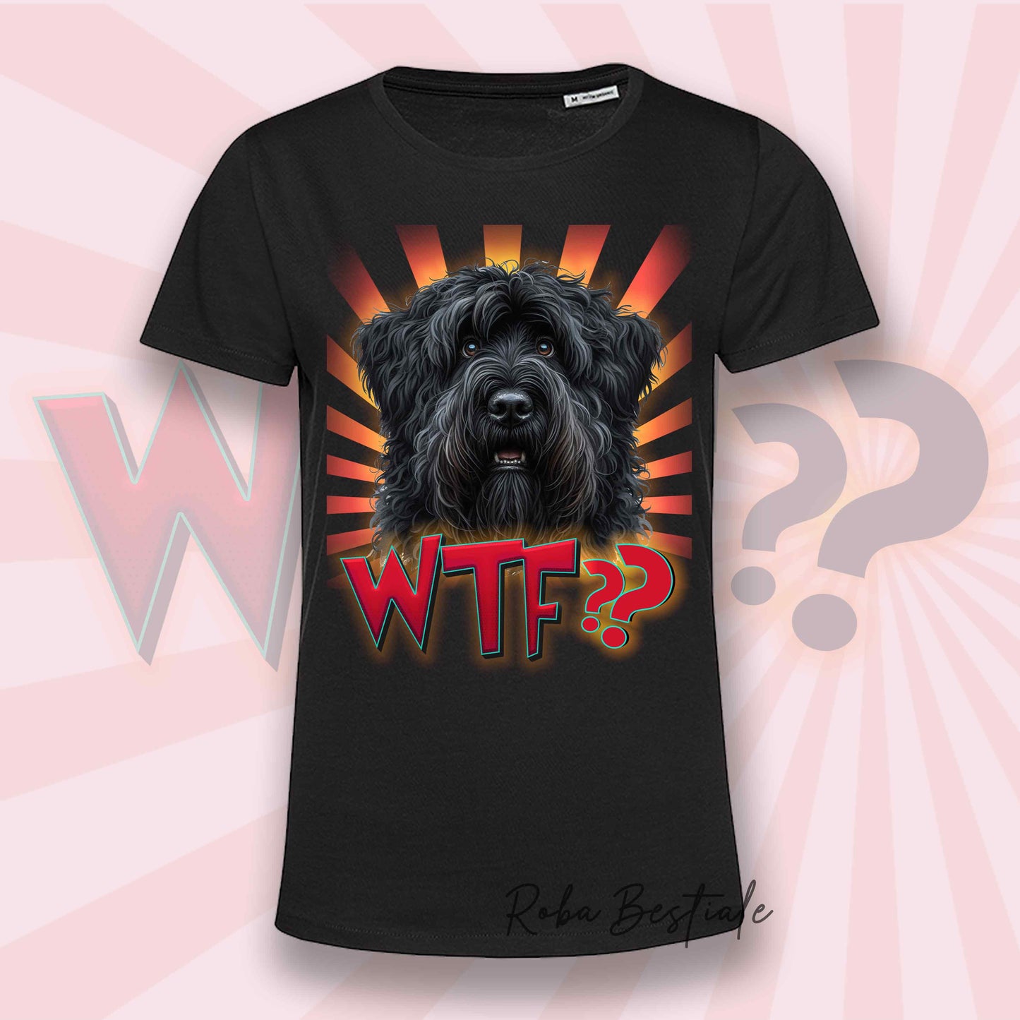 T-Shirt WTF?? - BOVARO DELLE FIANDRE - Uomo o Donna, disponibile in tanti colori - dalla XS alla 5XL