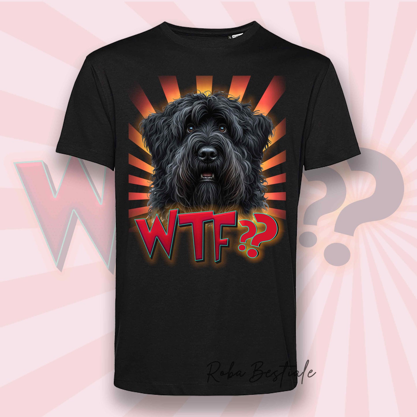 T-Shirt WTF?? - BOVARO DELLE FIANDRE - Uomo o Donna, disponibile in tanti colori - dalla XS alla 5XL