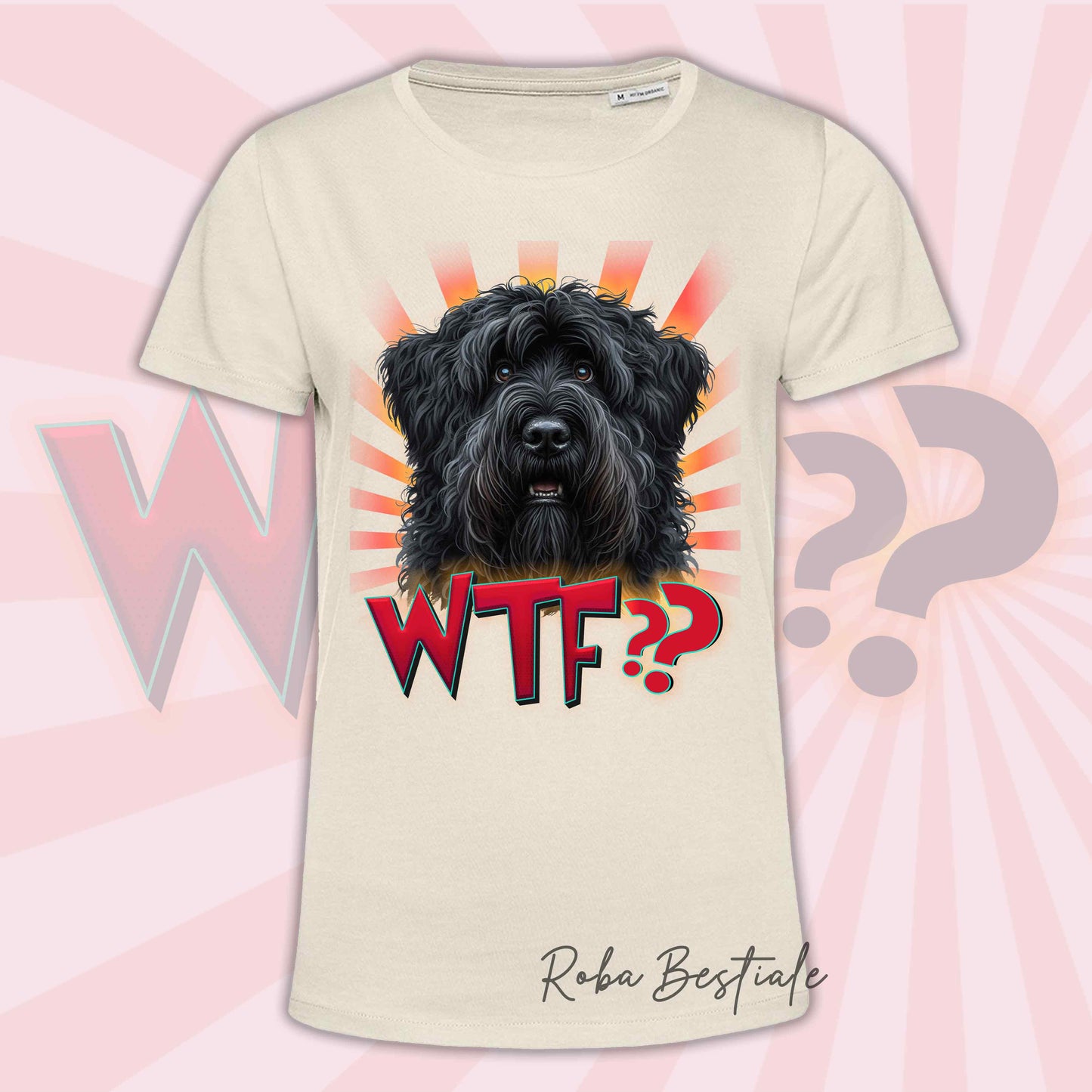 T-Shirt WTF?? - BOVARO DELLE FIANDRE - Uomo o Donna, disponibile in tanti colori - dalla XS alla 5XL