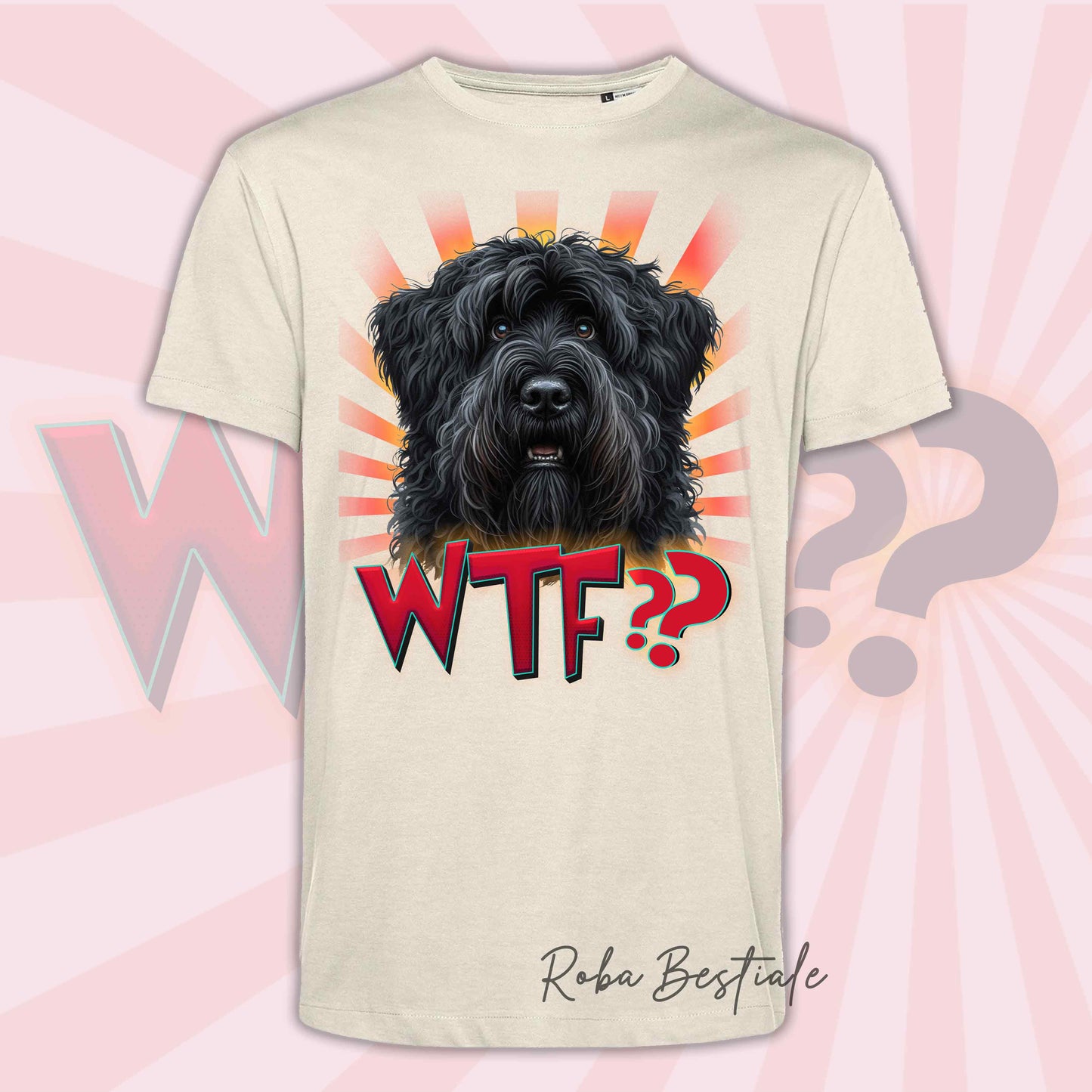 T-Shirt WTF?? - BOVARO DELLE FIANDRE - Uomo o Donna, disponibile in tanti colori - dalla XS alla 5XL