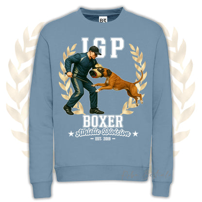 Felpa Invernale IGP ATTACK - BOXER Fulvo - Girocollo, Unisex, in tanti colori! - dalla XS alla 3XL