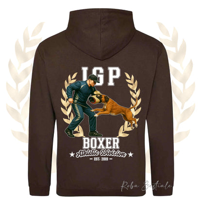 Felpa IGP ATTACK - BOXER Fulvo - Con Cappuccio e Tasconi, Unisex, in tanti colori - dalla XS alla 5XL