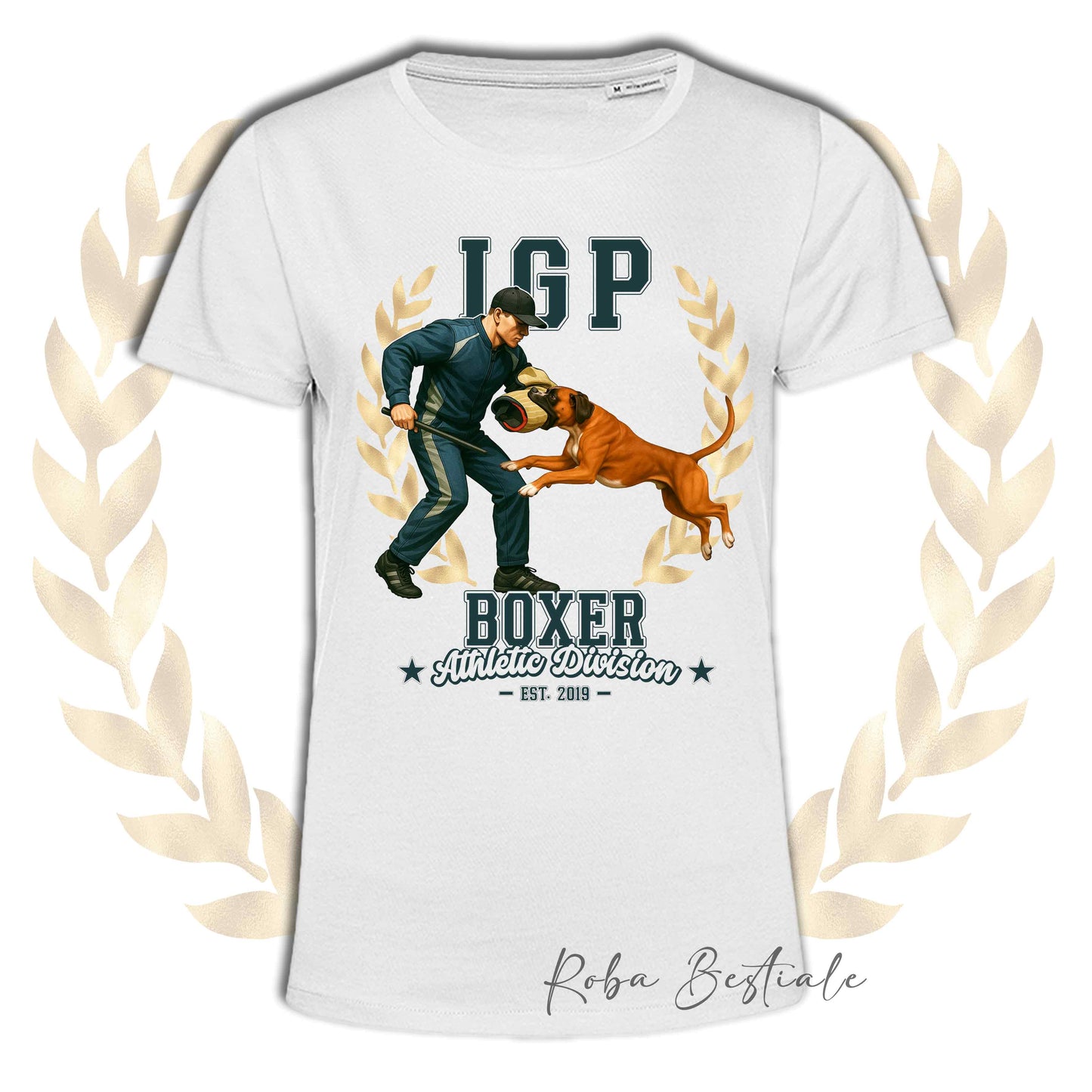 T-Shirt IGP ATTACK - BOXER Fulvo - Uomo o Donna - dalla XS alla 5XL