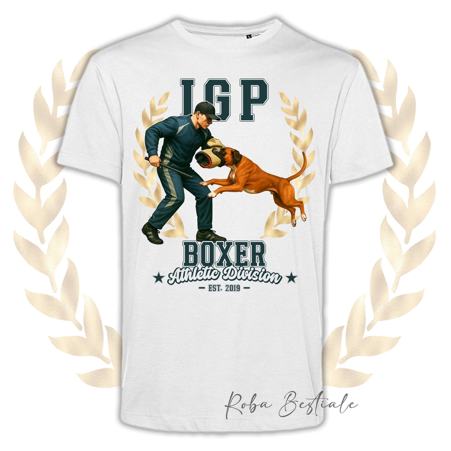 T-Shirt IGP ATTACK - BOXER Fulvo - Uomo o Donna - dalla XS alla 5XL