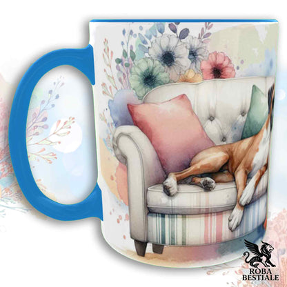 Tazza SOFT LIFE - BOXER Fulvo - In Ceramica, colore a scelta - 330 ml