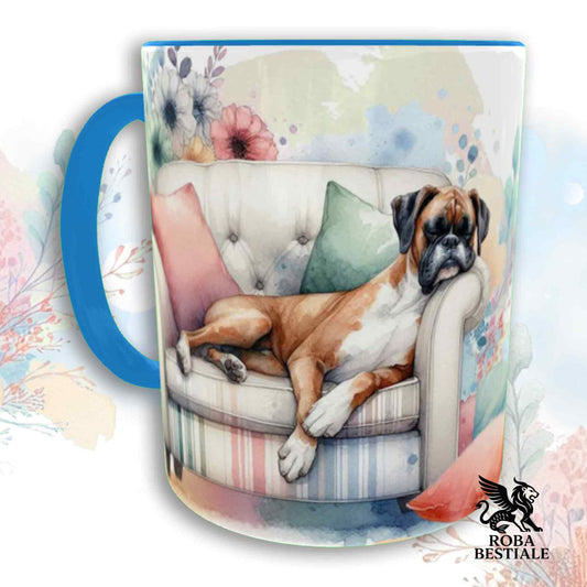 Tazza SOFT LIFE - BOXER Fulvo - In Ceramica, colore a scelta - 330 ml