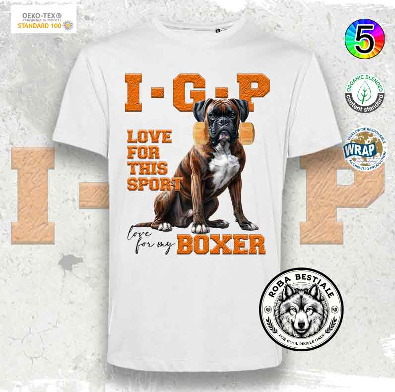 T-Shirt IGP LOVE - BOXER Tigrato
