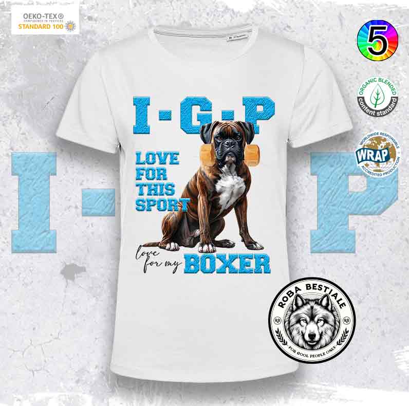T-Shirt IGP LOVE - BOXER Tigrato