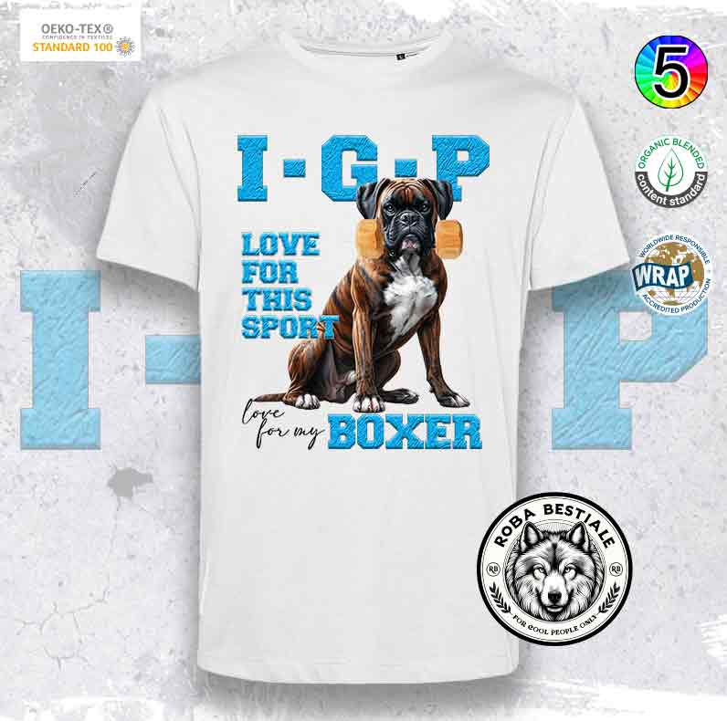 T-Shirt IGP LOVE - BOXER Tigrato