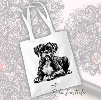 Shopper DOODLE - BOXER Tigrato