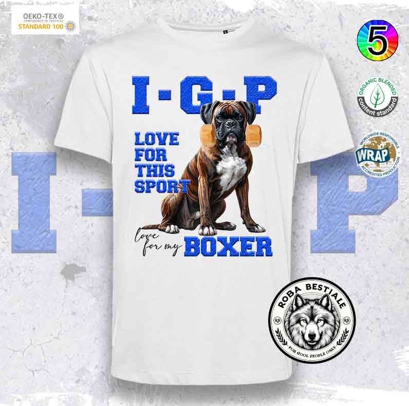 T-Shirt IGP LOVE - BOXER Tigrato