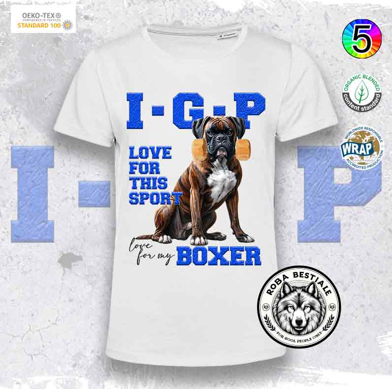 T-Shirt IGP LOVE - BOXER Tigrato