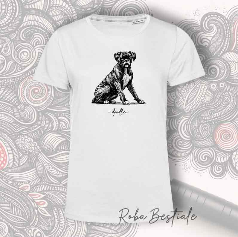T-Shirt DOODLE - BOXER Tigrato