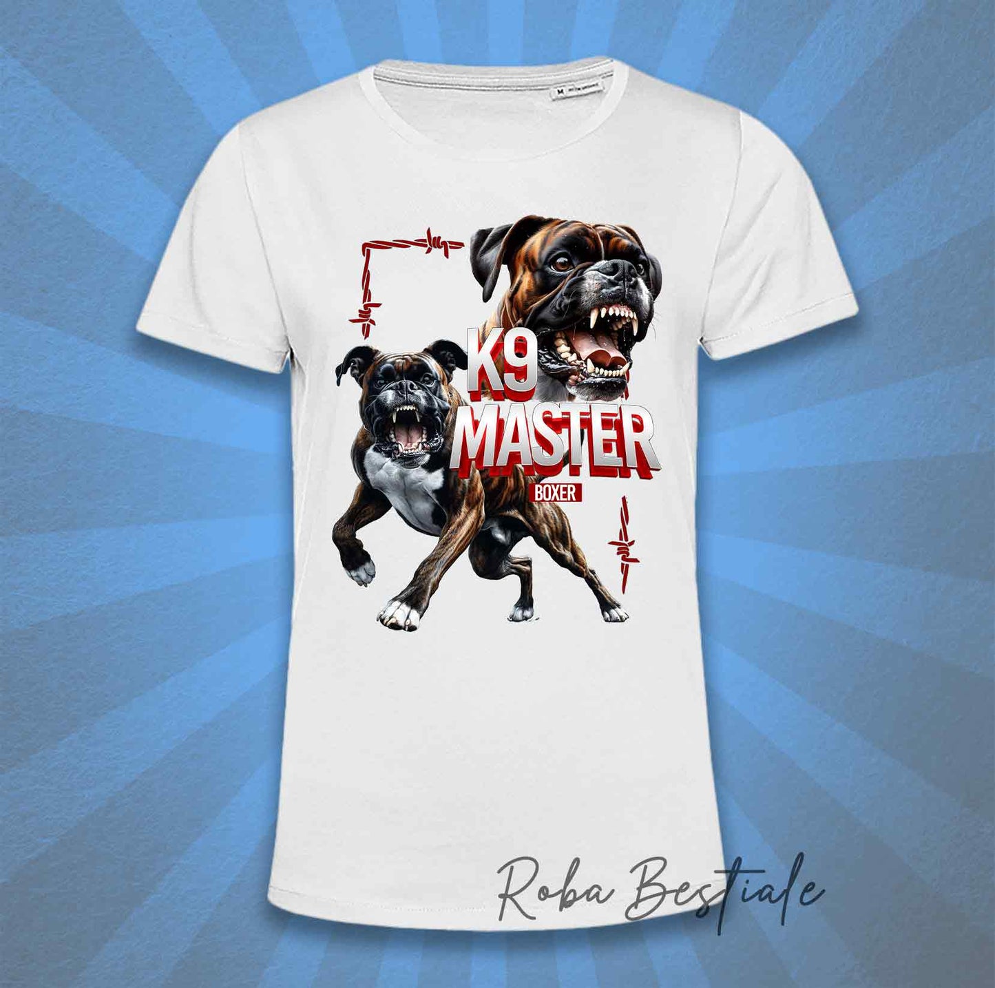 T-Shirt K9 MASTER - BOXER Tigrato