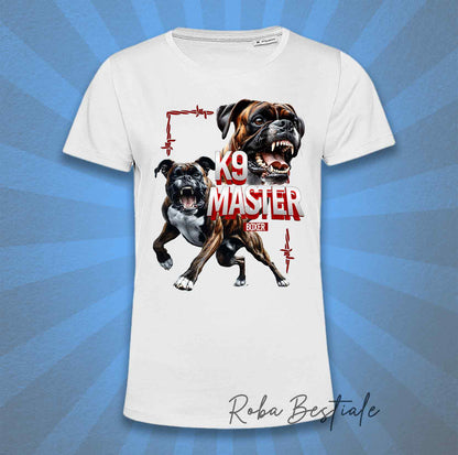T-Shirt K9 MASTER - BOXER Tigrato