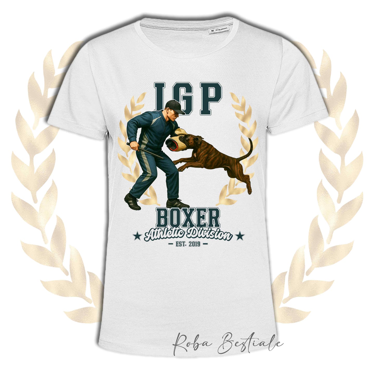 T-Shirt IGP ATTACK - BOXER Tigrato - Uomo o Donna - dalla XS alla 5XL
