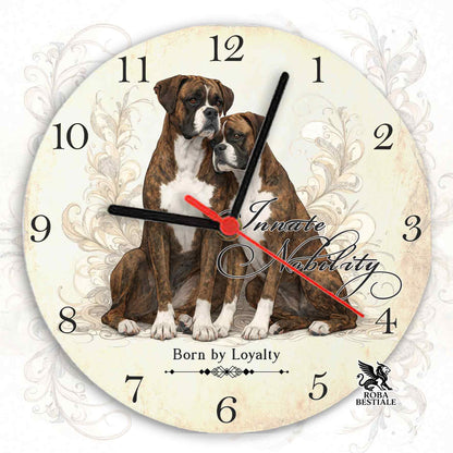 Orologio da Muro NOBILITY - BOXER Tigrato - in MDF - diametro 20 o 30 cm