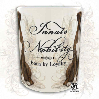 Tazza NOBILITY - BOXER Tigrato - Manico ORO - 330 ml - in Ceramica