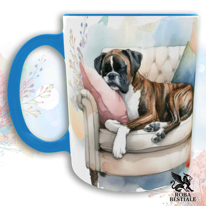 Tazza SOFT LIFE - BOXER Tigrato - In Ceramica, colore a scelta - 330 ml