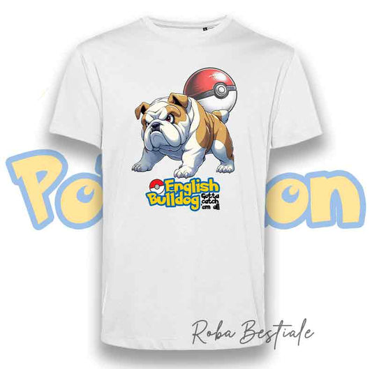 T-Shirt POKEMON - BULLDOG INGLESE