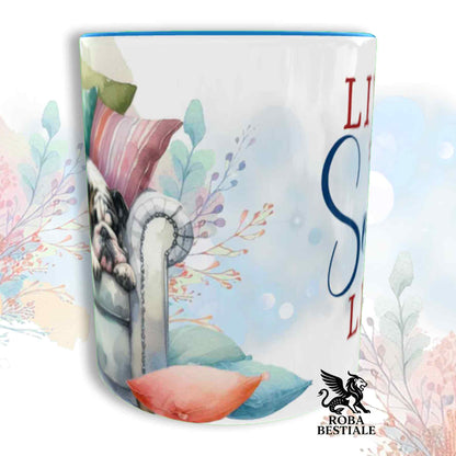 Tazza SOFT LIFE - BULLDOG INGLESE Tigrato - In Ceramica, colore a scelta - 330 ml